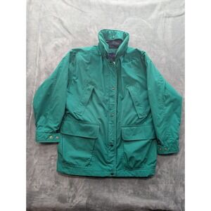 London Fog Chore Jacket Barn Coat Thinsulate Liner Mens S Green Removable Liner